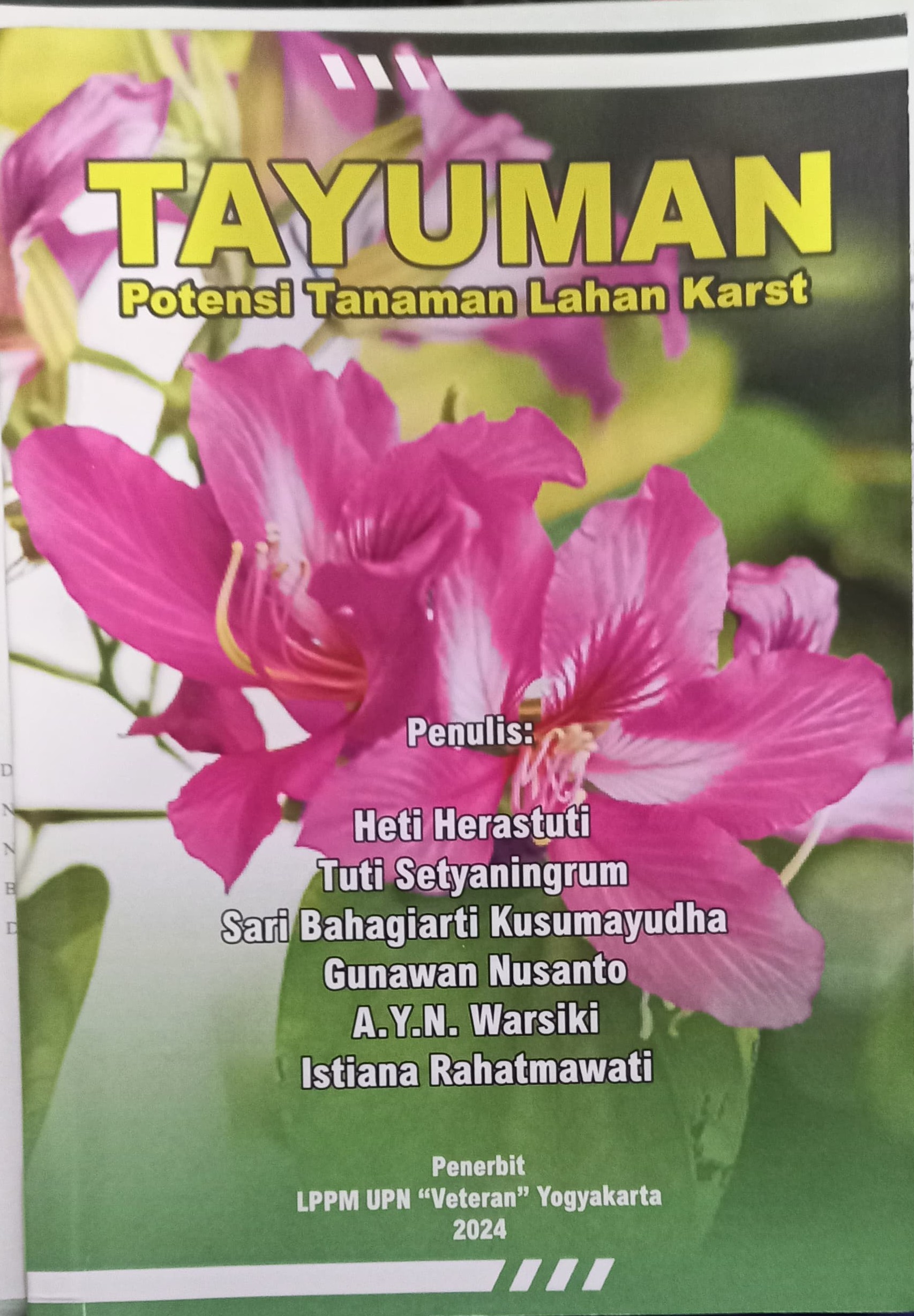 Cover Buku Tayuman Potensi Tanaman Lahan Karst